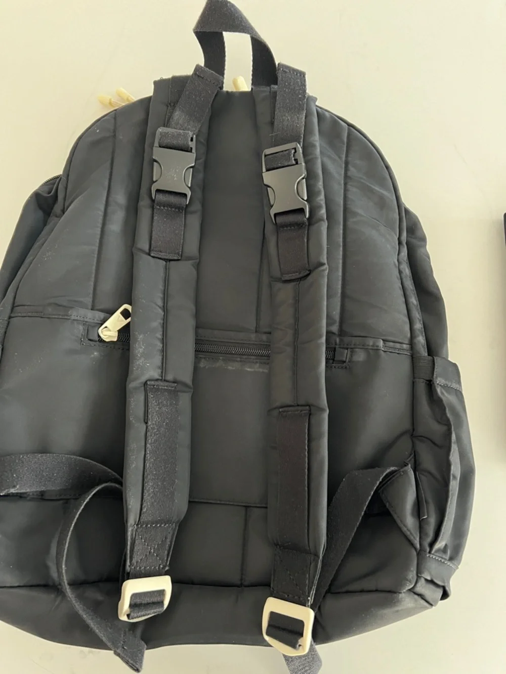 STATE Black Lorimer Diaper Bag Backpack with Compact Changing Pad